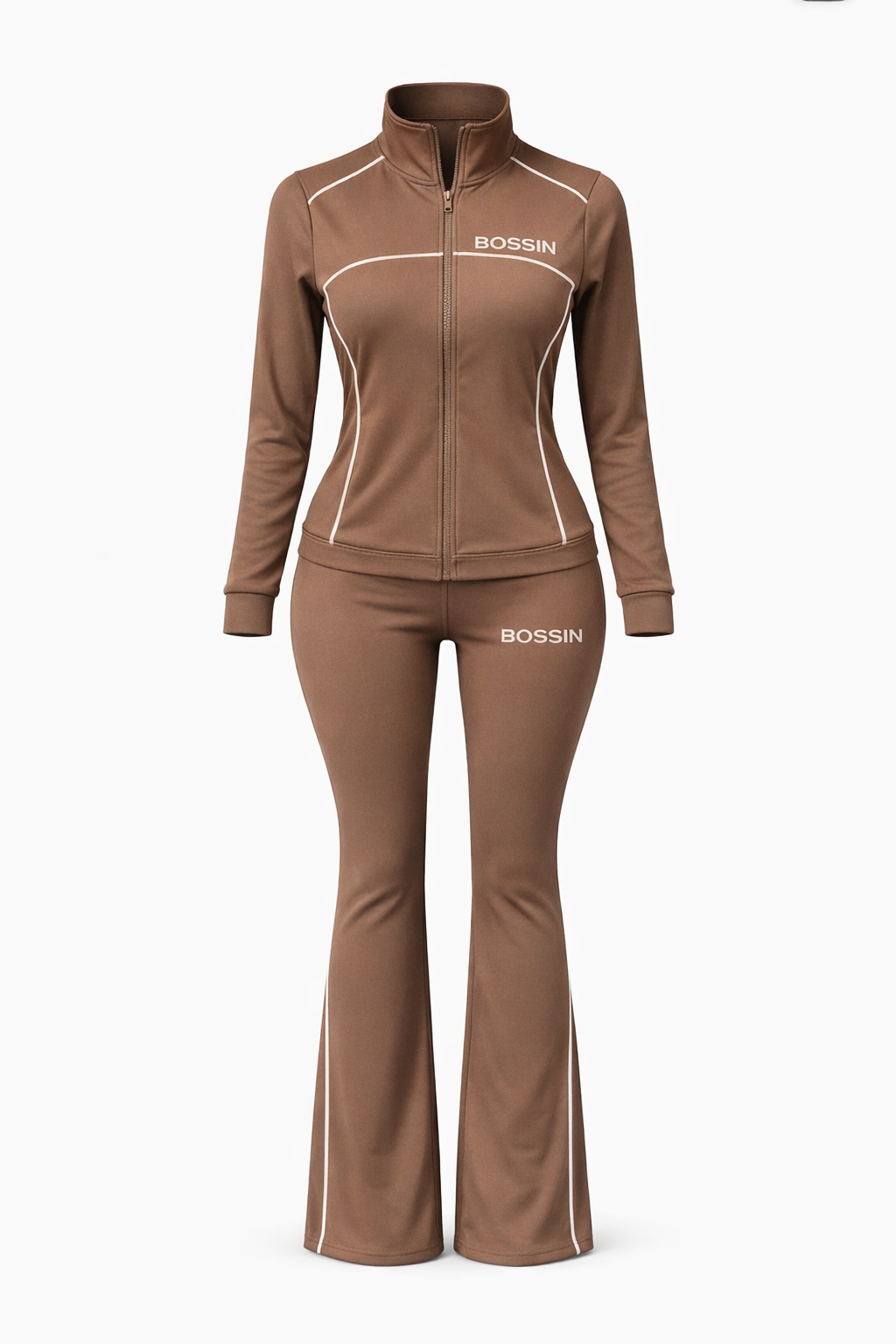 
                  
                    BOSSIN Mocha Dream Signature Piped Flare Set
                  
                