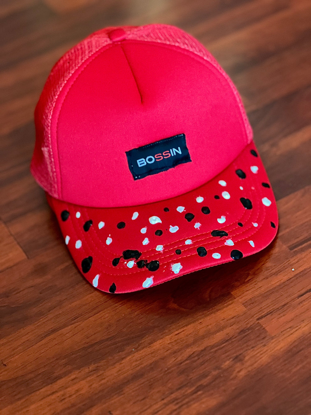 BOSSIN Lifestyle Handpainted Drip Trucker