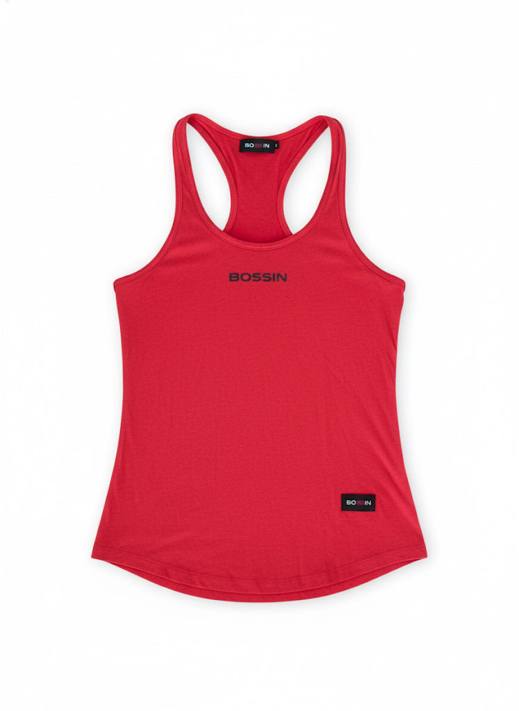 BOSSIN Cherry Bomb Racerback Tank - XL