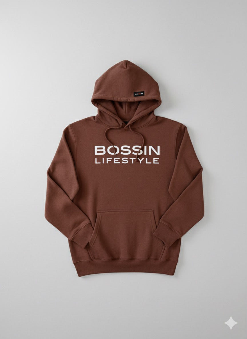 BOSSIN Lifestyle – Classic French Mocha Hoodie
