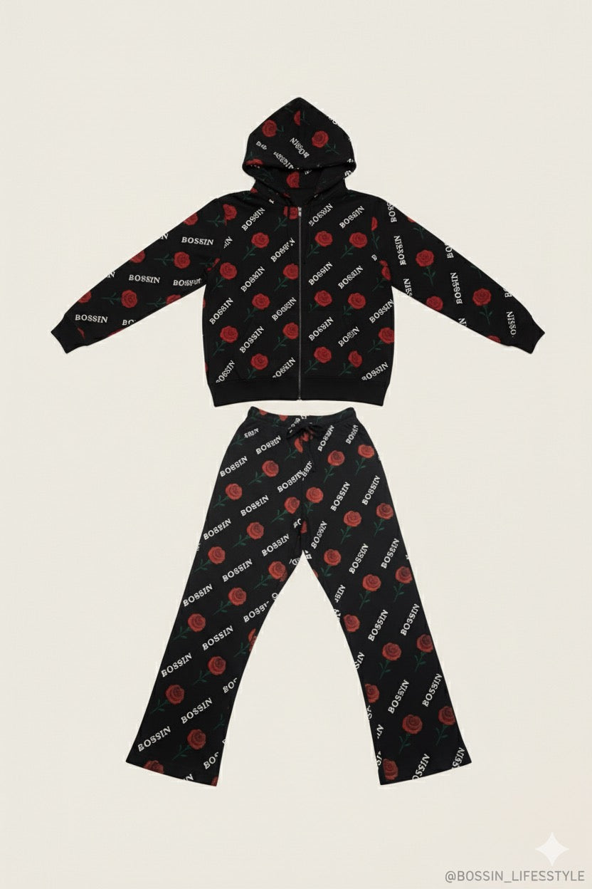 BOSSIN Red Rose Collection Set