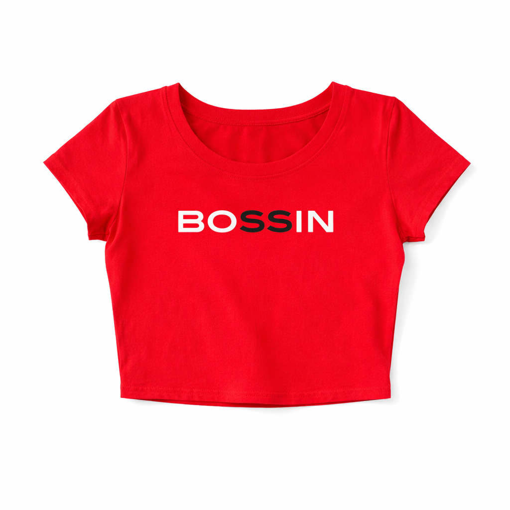 
                  
                    BOSSIN Essential Crop Tee
                  
                