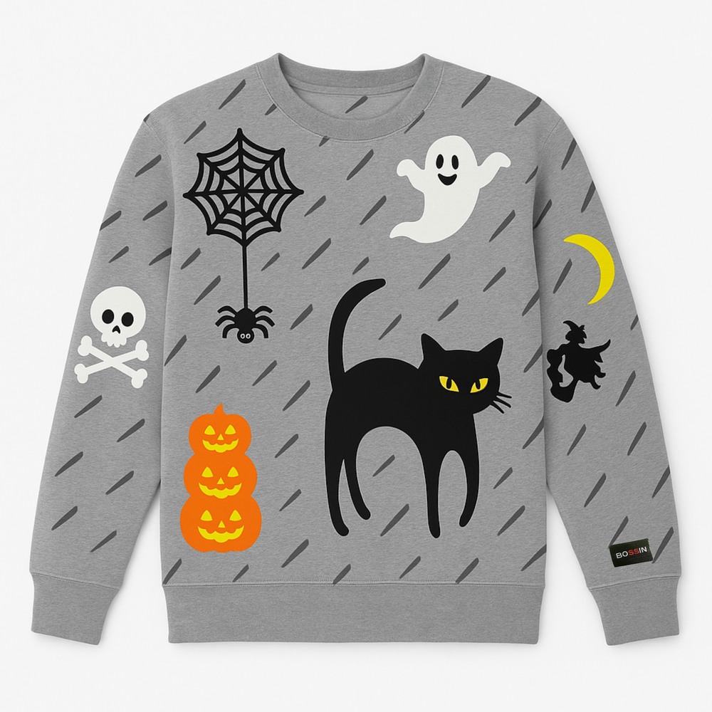 BOSSIN “Haunted House” Crewneck
