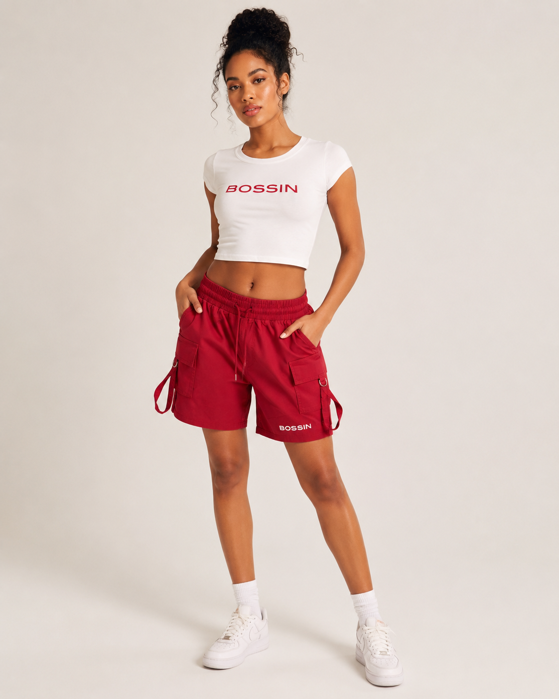 
                  
                    BOSSIN Classic Baby Tee — Cardinal
                  
                