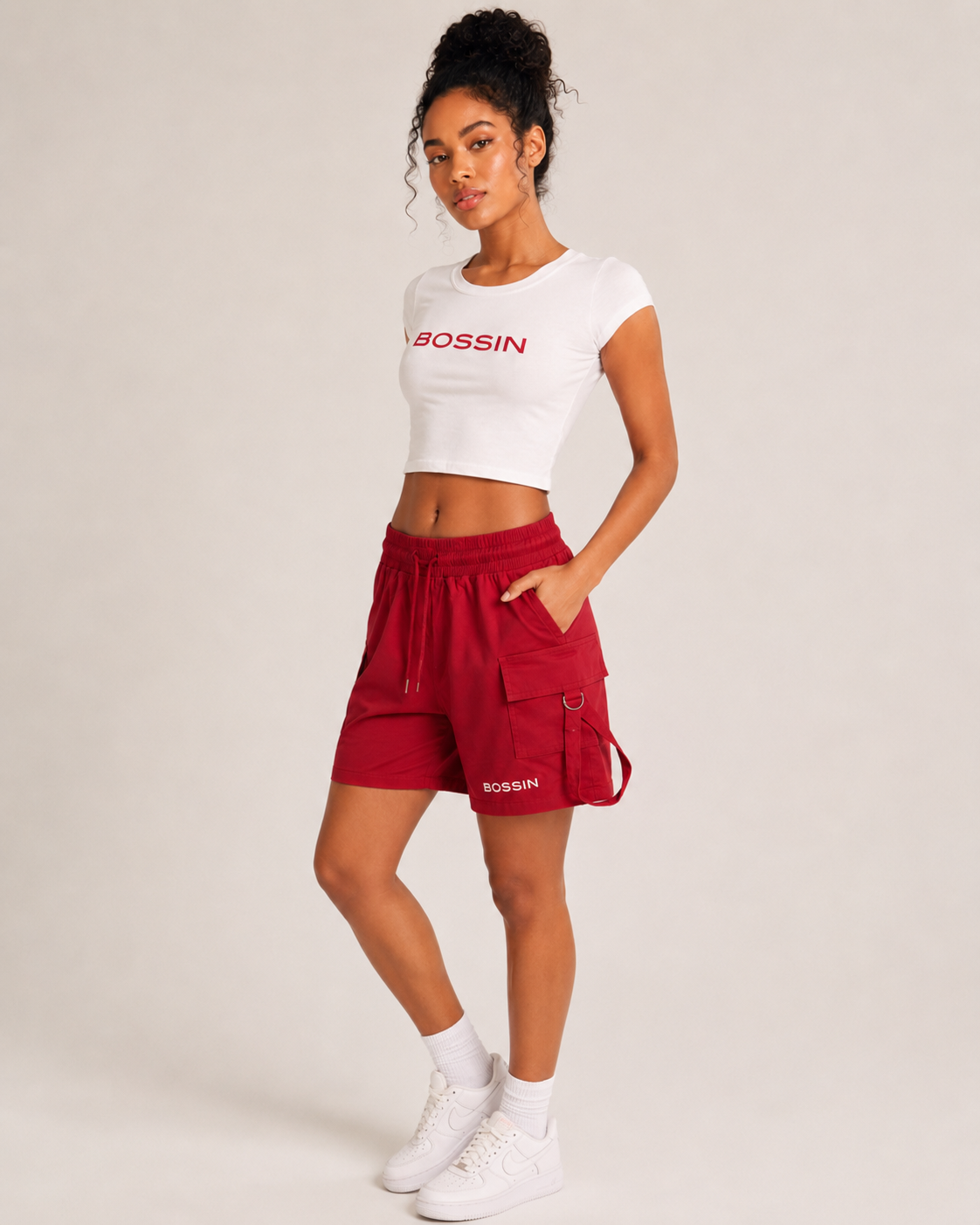 
                  
                    BOSSIN Supermax Shorts — Cardinal
                  
                