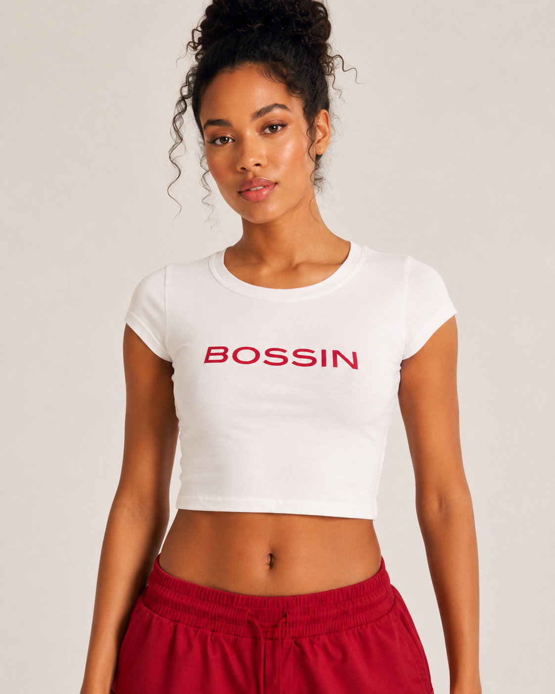 
                  
                    BOSSIN Classic Baby Tee — Cardinal
                  
                