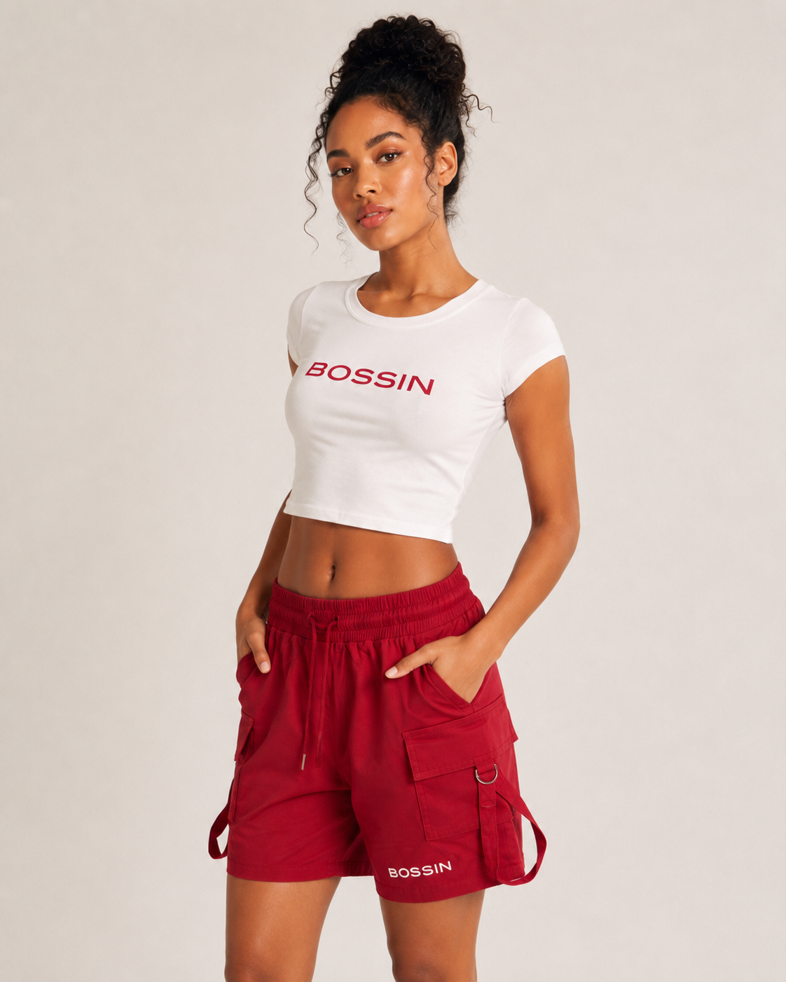 
                  
                    BOSSIN Classic Baby Tee — Cardinal
                  
                