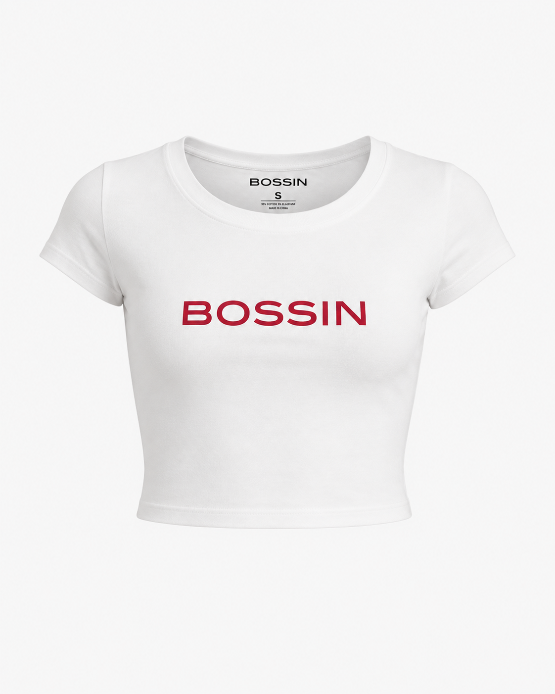 
                  
                    BOSSIN Classic Baby Tee — Cardinal
                  
                
