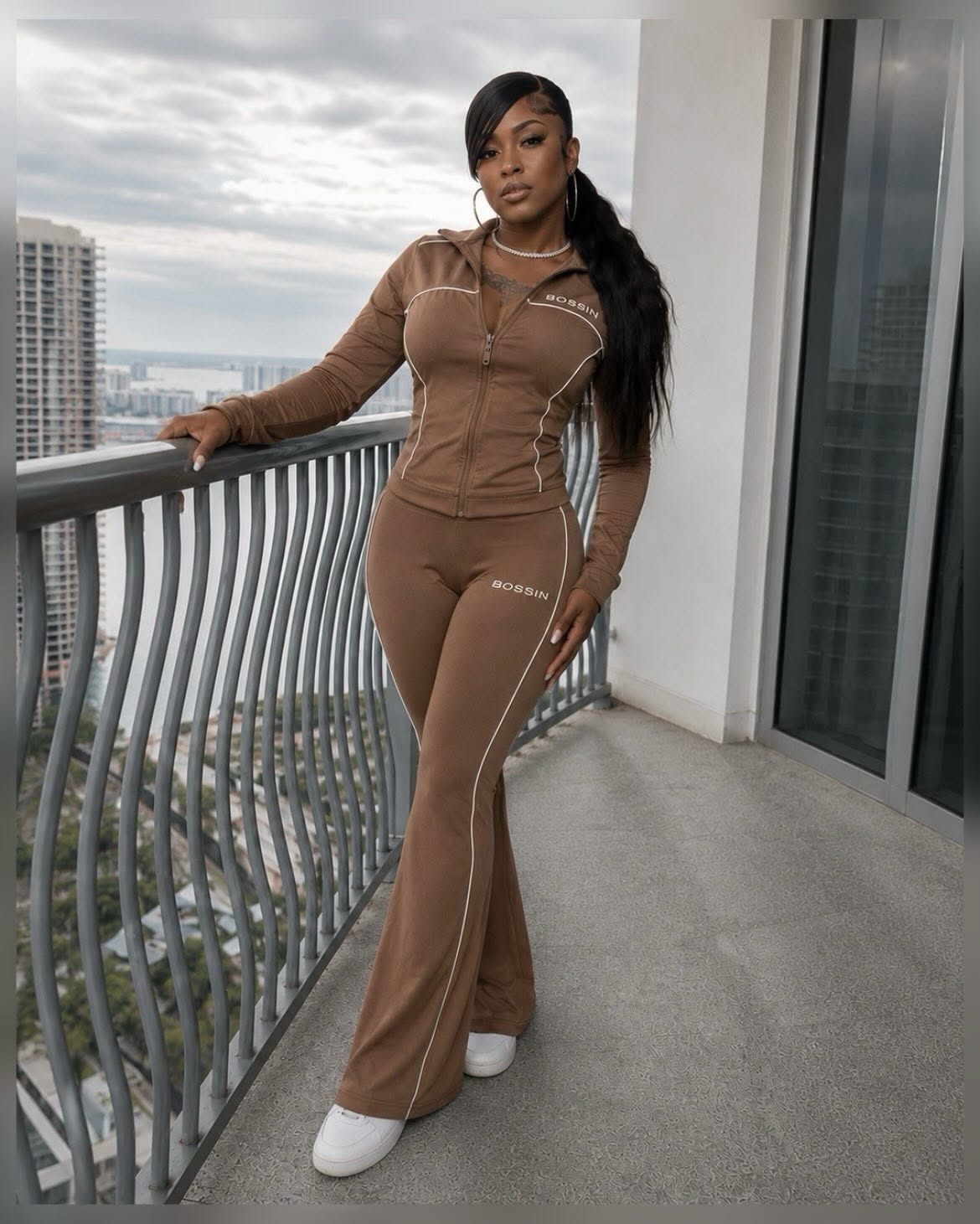 
                  
                    BOSSIN Mocha Dream Signature Piped Flare Set
                  
                